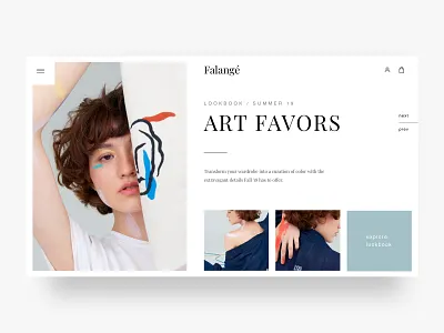 Fashion Shop Landing page design e commerce fashion flat frontend minimal mockup prototype shop shopping ui ux web website