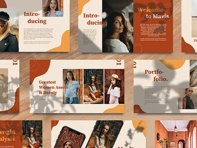 MAVIS - Abstract Lookbook Powerpoint abstract blogger booklet branding calm catalog fashion keynote lookbook magazine minimal moca photography pitch deck portfolio ppt presentation scandinavian social media studio