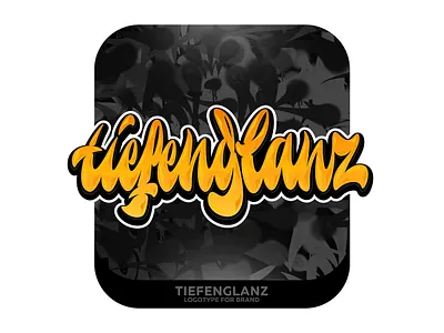 Tiefenglanz Lettering branding calligraphy design graffiti illustration illustrator lettering logo logotype type typography vector каллиграфия леттеринг