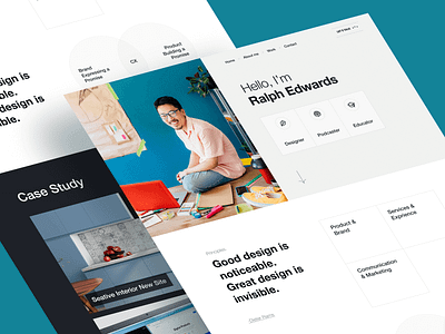Personal Portfolio Website corporate design front end development landing page landing page design portfolio product design saas design ui ux website