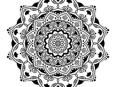 Mandalas design - many different asian calm decorative design element indian mandala mandalas meditation oriental pattern vector wellness zen
