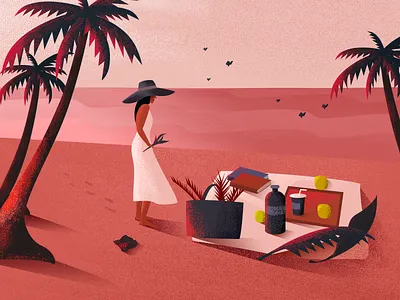 Summer 插图 设计