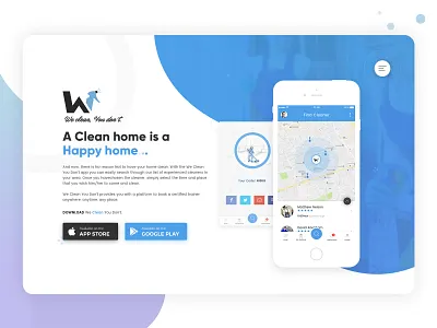Wecleanyoudont design typography ui website