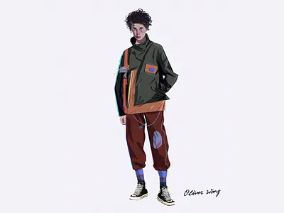 A boy art boy color cool man people