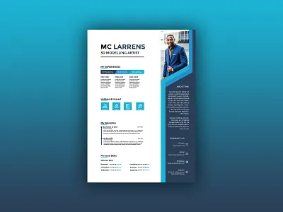 Flyer Resume corporate design flyer resume