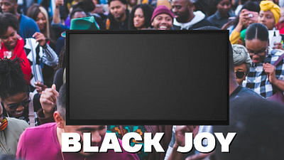 Black Joy (Lyric Video) animation design graphic design