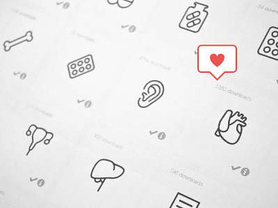 My bestseller heart icon icons outline vector