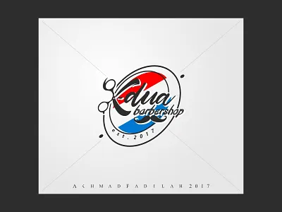 K-dua Barbershop design logo logodesigner logodesigns