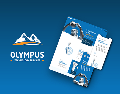 Olympus Tech Website Design graphic design ui