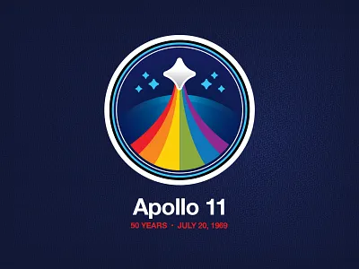 Apollo 11 art branding design illustration illustrator logo nasa signalnoise vector