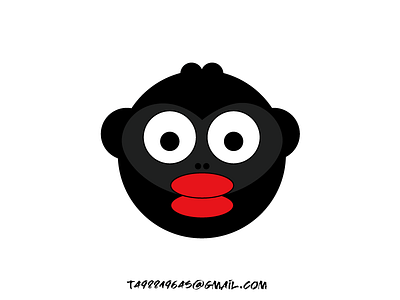 tarsius monkey Glasses monkey cartoon cute hope illustration logo monkey tarsius monkey