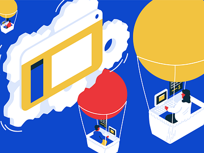 Featured Image blog cloud finance illustration software technology vector website