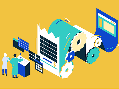 Featured Image billing cloud editorial finance illustration technology vector web