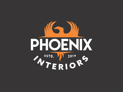 Phoenix Interiors appareldesign art branddesign branding construction logo creative customlogo design event branding graphic design graphic designer illustration logo logodesign logodesigner typography vector vintagedesign