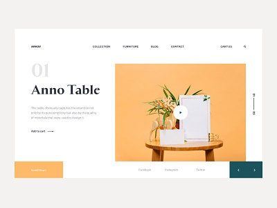 Anno Table app branding clean design fireart fireartstudio flat icon interface landingpage minimal style typography ui ux web