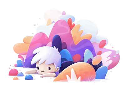 Illustration for Washington Post abstract cartoon character illustration zutto