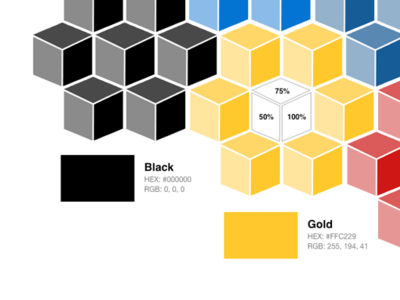 Swatches black blue color gold hue red swatch swatches
