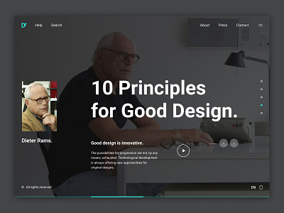 Dieter Rams #2 design desktop dieter rams ui ux web