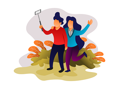 Milenial Illustration 1 design flat illustrator ilustration minimalist modern ui vector