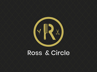 Daily Logo Challenge | Day 013 (Barbershop) barber barber shop barbershop branding circle comb concept dailylogochallenge design design challenge identity logo logo challenge logo concept rockets ross circle ross and circle scissors straight razor vector
