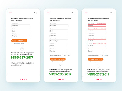 Mobile Progressive Forms android concept forms ios mobile mobile design mobile forms ui ui design user experience user interface user interface design ux ux design