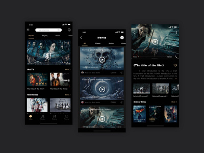 Movies app ui ux 设计