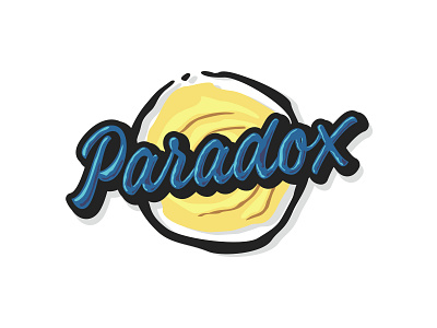 Paradox branding cafe cafe logo coffee coffee logo coffee shop coffee shop logo creative design hand drawn hand lettering illustration lettering lettering logo logo logotype minimal type typography vector