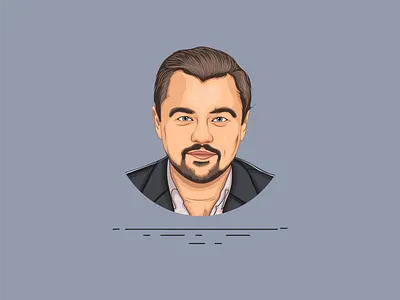 Leonardo Dicaprio - Vector Art - Vector Portrait adobe illustrator avatar avatardesign caricature cartoon portrait digital portrait face illustration art portrait portrait art portrait illustration vector art vector artwork vector illustration vector portrait vectors vexel vexel art