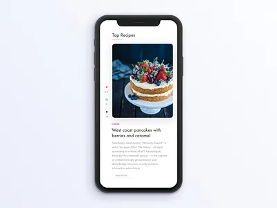 Food Recipe App app cake food interaction recipe recipe app recipe book recipe card recipes ui ux