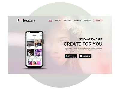Meet Afghans Website design ui ux web