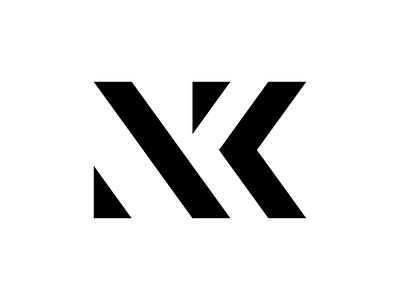 Personal Branding - Nabeel K blackandwhite blackletter brand design brand identity branding clean creative flat illustration initials lettermark logo logo design logotype monogram nk personal shape space typography