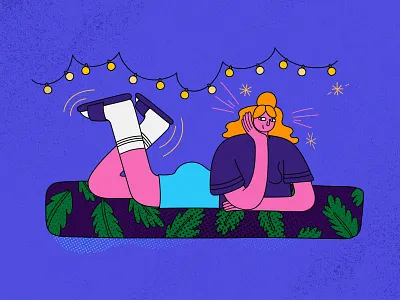 Happy with my phone next to me artwork character character design digital digitalillustration drawing flat illustration illustration insurance vector