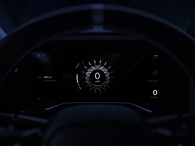 Automotive cluster research by milkinside 3d animation automotive brand branding c4d car cluster crystal diamond future hmi illustration motion music research speed ui ux vision