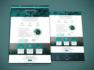 Medical webpage design design ui web
