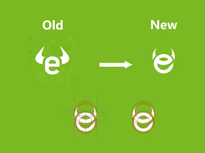 Demon Etoro logo REDESIGN demon design etoro flat free free psd freebie freebies freelance golden icon illustration logo ratio redesign satan trading ui ux vector