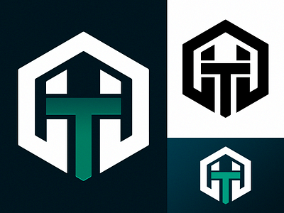 'H+T' art branding daily design identity illustration logo logomark ui vector