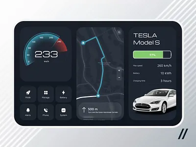 Electric Car Dashboard animation car charge dashboard design electric home page interface landing landing page map motion platform track ui uiux ux web web design web site