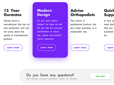 Sofa landing landing page product ui ux web webdesign