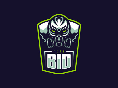 Team Bio esports logo badge esports logo illustration logo mascot mascot logo vector