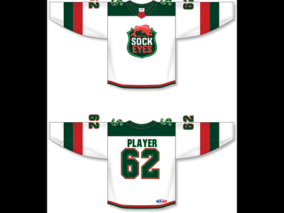 NHL Seattle Sockeyes Away design expansion hockey jersey logo metropolitans nhl seattle seattle met sockeyes team