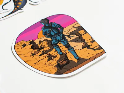 Bugcrowd - P1 Warriors View Sticker character character design design illustration sticker sticker design stickers vector