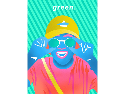 Art work for my friend Green. adobe design draw illustration procreate