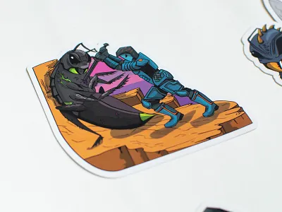 Bugcrowd - P1 Warriors Versus Sticker character character design design illustration sticker sticker design stickers vector