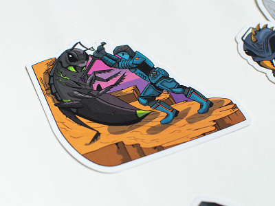 Bugcrowd - P1 Warriors Versus Sticker character character design design illustration sticker sticker design stickers vector