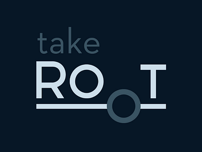 Take Root Logo branding colorpalette graphicdesign logo logotype marketing typography