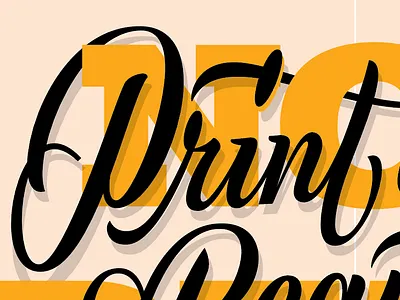 Print lettering newspaper newsprint print script twofold