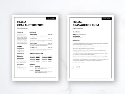 Free Minimalist CV/Resume Template cv template free cv template free resume template freebies resume resume clean resume cv resume design resume template