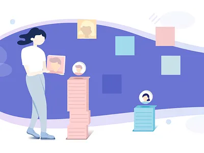 Image Labeling Illustration ai labeling illustration ui