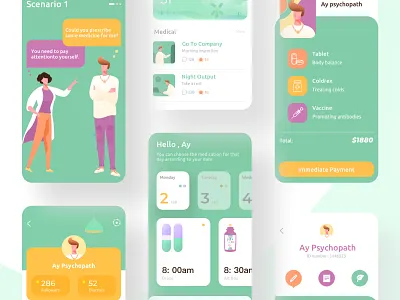 Confirmation project illustration ui ux