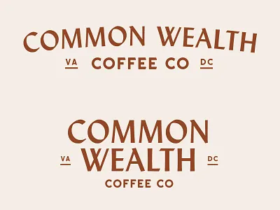 Common Wealth Coffee Co. Logos branding coffee coffee logo coffee shop coffee shop logo dc graphic design logo washington dc
